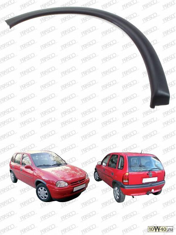Накладка переднего правого крыла / OPEL Corsa B 93~