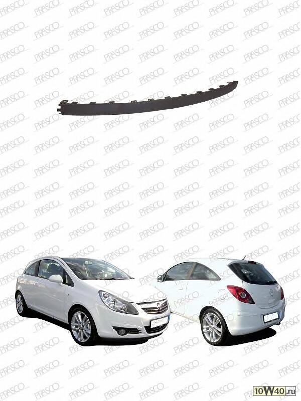 спойлер бампера\ opel corsa d 06-11