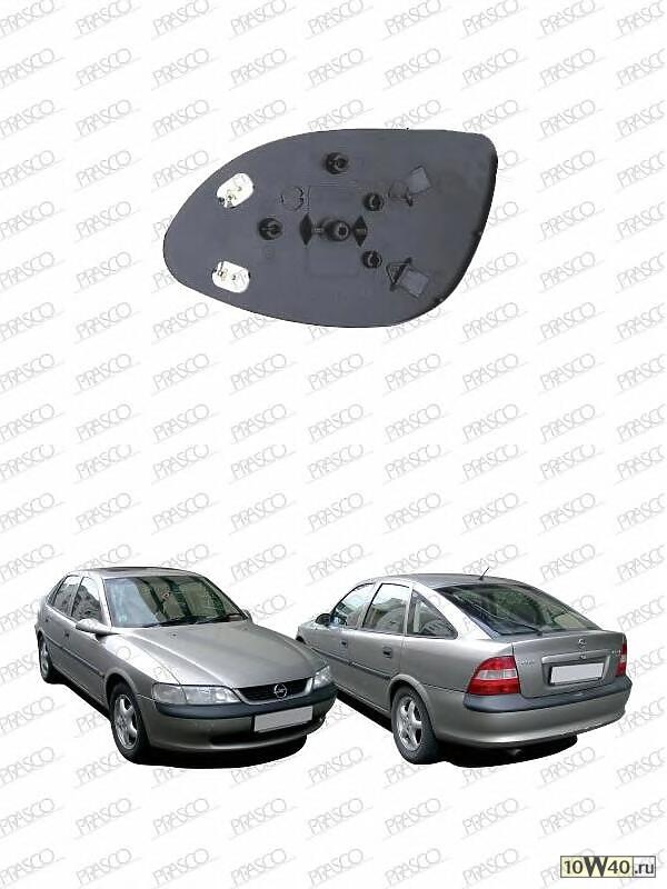 стекло зеркала прав. с подогр. выпукл.\ opel vectra b 95-98