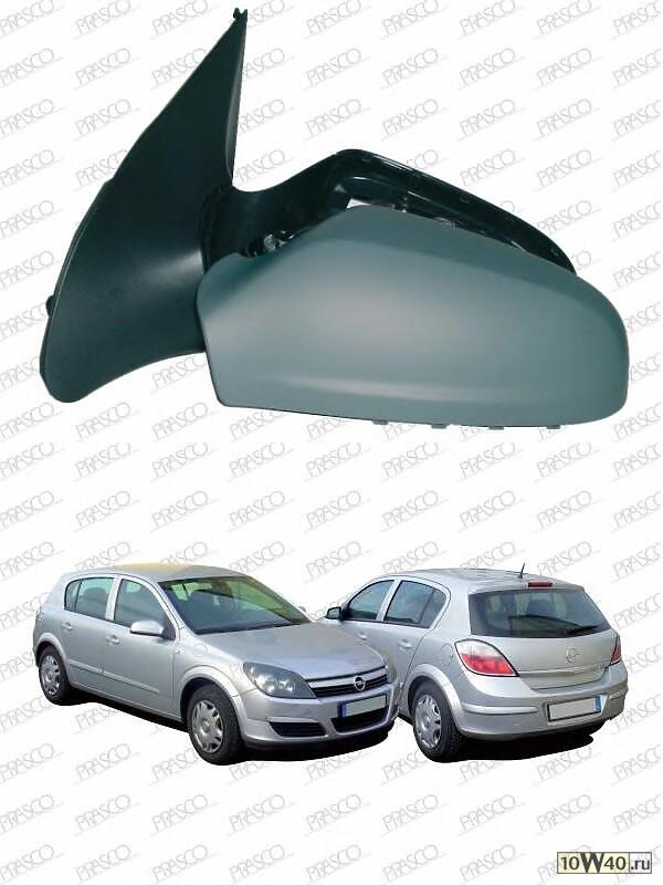 зеркало двери лев. электр. с обогр.грунт.\ opel astra h 04-06