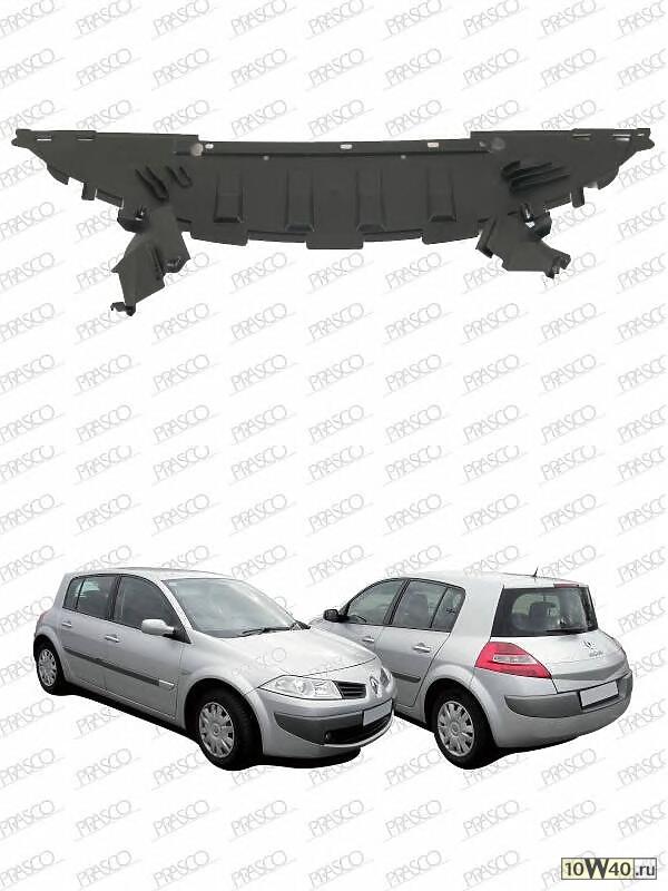 защита бампера передняя ниж.\ renault megane 06-08