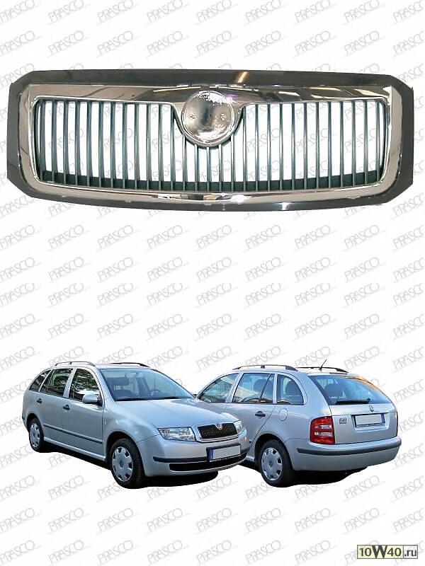 решетка радиатора\ skoda fabia 1.2-2.0i / 1.9tdi 99-08