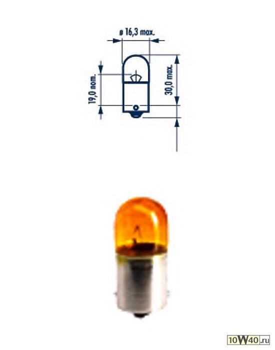 лампа ry10w na 12v nva cp