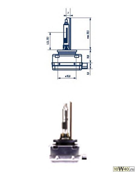 лампа d1r 85v 35w pk32d-3 nva c1