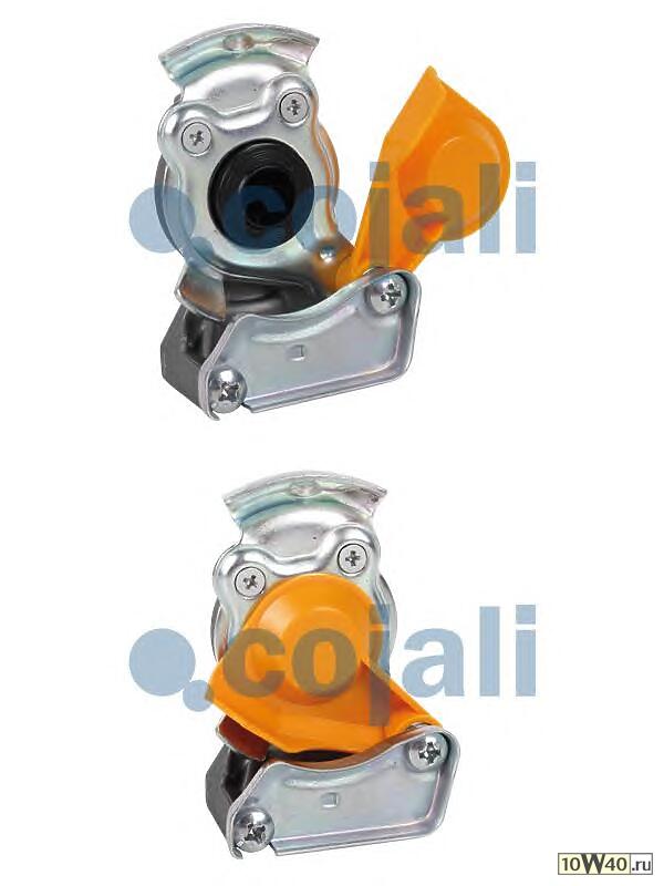 соединительная головка автом. (желт.) с клапаном m16x1.5\ omn mb