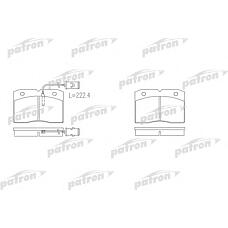 PATRON PBP655 (1906038 / 1906039 / 1906158) колодки тормозные дисковые передн iveco: daily I 90-96