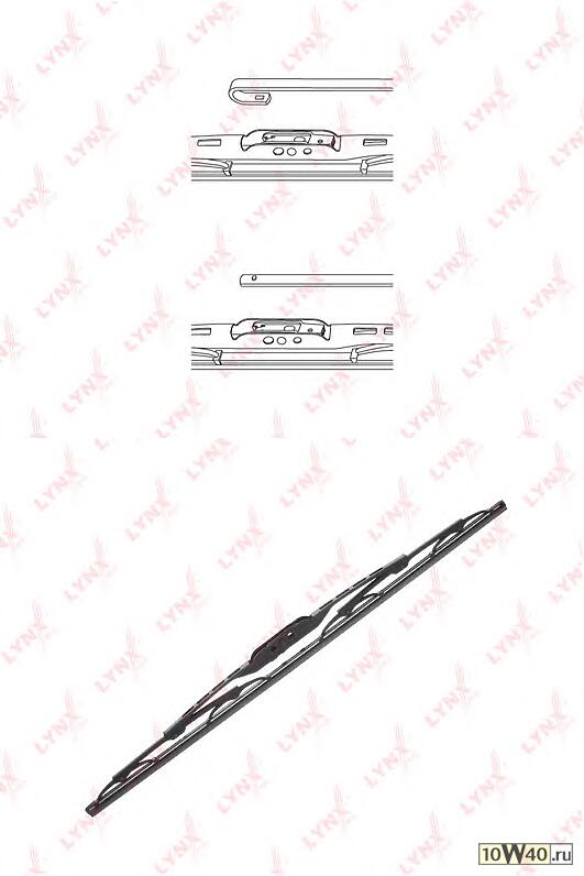 Щетка стеклоочистителя каркасная графит 330 mm