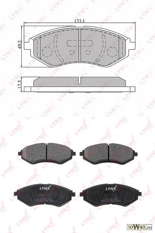 колодки тормозные передние chevrolet aveo 05> / kalos 05>