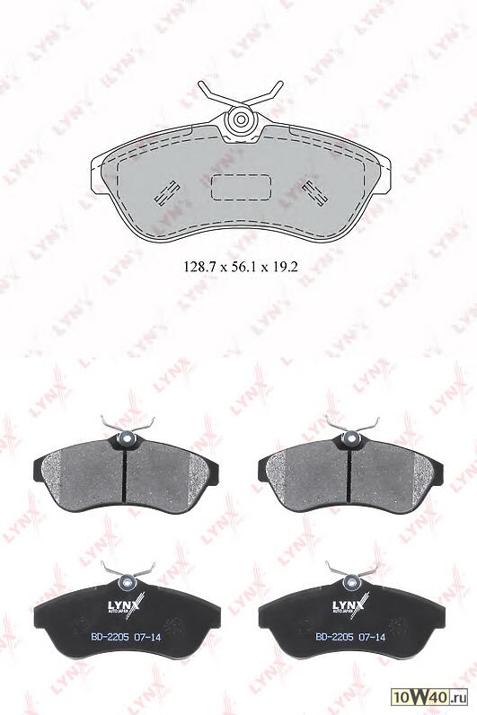 колодки тормозные передние citroen c2 / c3 1.4-1.6 02>