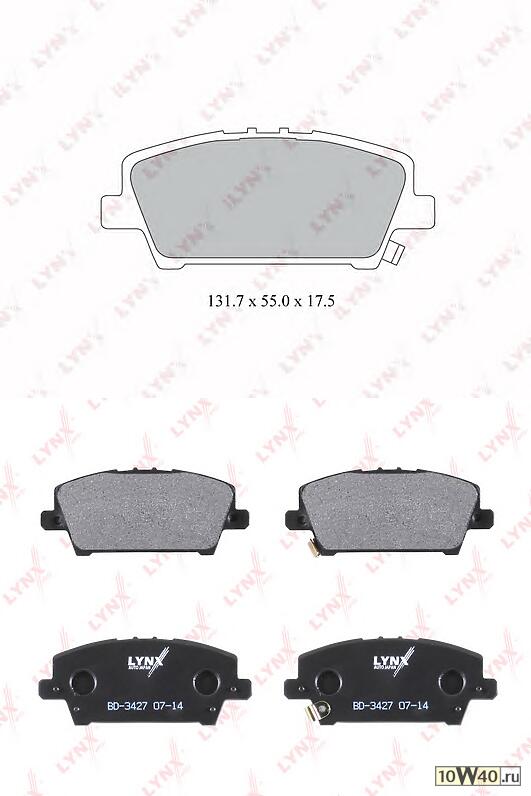 колодки тормозные передние honda civic 1.4-2.2d 06>