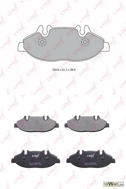колодки тормозные передние mercedes-benz viano(w639) 2.0d-3.7 03> / vito(w639) 2.0d-3.7 03>