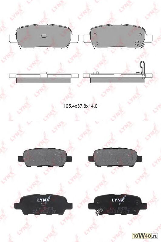 Колодки тормозные задние подходит для NISSAN Qashqai(J10) 07/Teana 08/TIIDA 07/ Murano 05/X-Trail(T30/T31) 01/, RENAULT Koleos 08, INFINITY FX35/FX45 03, BD-5706