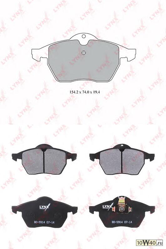 колодки тормозные передние opel vectra b 1.6-2.6 95-02 saab 9-3 2.0-2.3 98-02