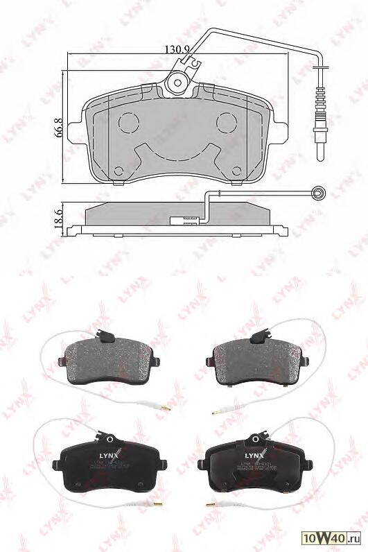 колодки тормозные передние peugeot 407 04> citroen c5 08>