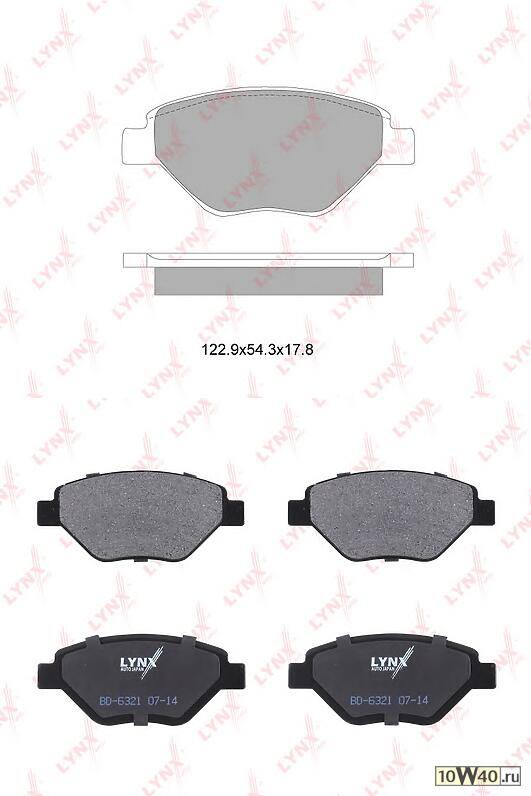 колодки тормозные передние renault megane 1.4 02>