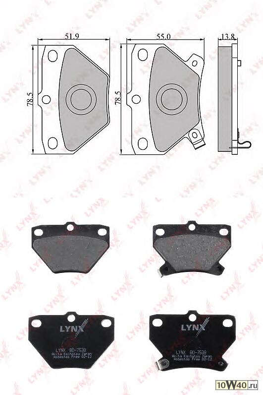 колодки дисковые з.\ toyota yaris 1.0-1.5 / 1.4d 99> / celica 1.8 wt-i 99>колодки дисковые з.\ toyota yaris 1.0-1.5 / 1.4d 99> / celica 1.8 wt-i 99>