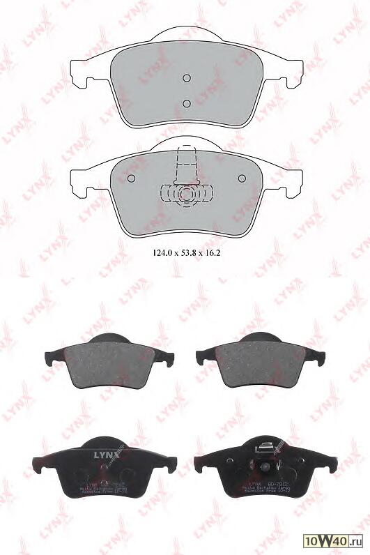колодки тормозные задние volvo s60 2.0-2.5t 00> / s80 2.0-3.0t 98-06 / xc70 2.4d-2.5t 02>
