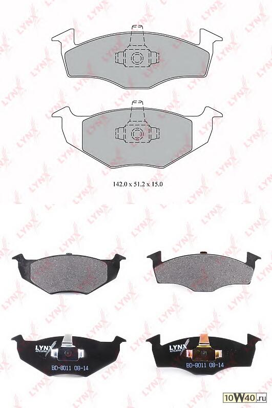 Колодки тормозные дисковые