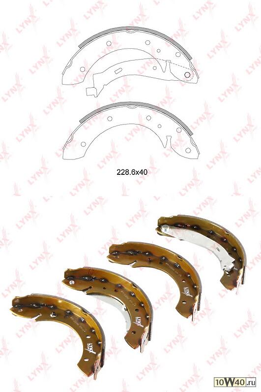 Колодки тормозные задние подходит для CITROEN Berlingo 1.1-2.0D 96, PEUGEOT Partner 1.1-2.0D 96 BS-2200