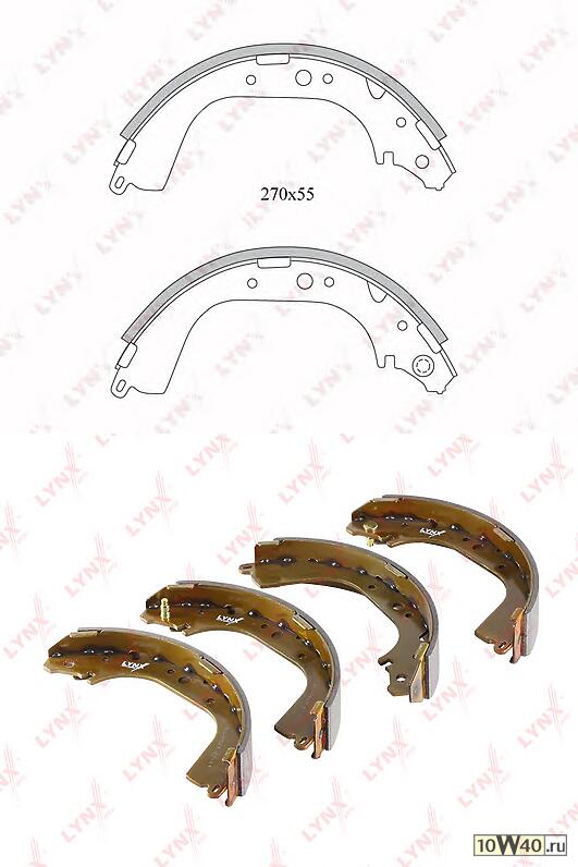 Колодки тормозные задние подходит для TOYOTA 4Runner 2.4-3.4 87-02 / Hiace 2.4D 84-95 / Hilux 2.2-2.5D 87-05 / Land Cruiser 2.4-3.4D 84 / Liteace 1.5-2.0D 85-92 BS-7517