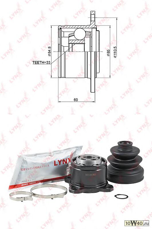 шрус внутренний к-кт\ mitsubishi l200 (kb4t) 05>