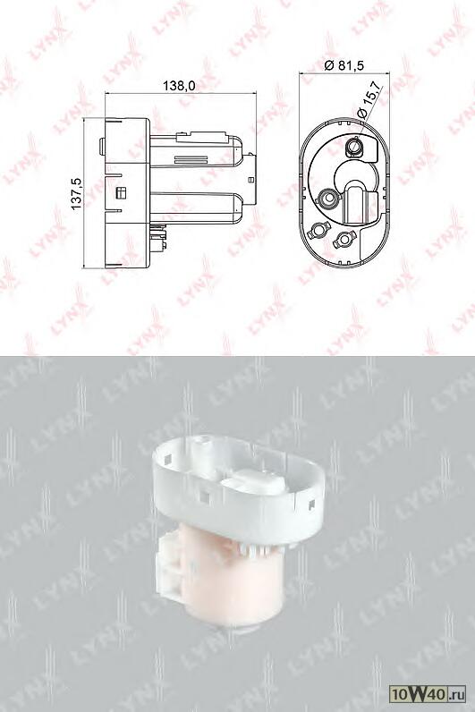 ФИЛЬТР ТОПЛИВНЫЙ ПОГРУЖНОЙ  TUCSON(JM) 2.0-2.7 04-,  SPORTAGE(JE) 2.0-2.7 04-