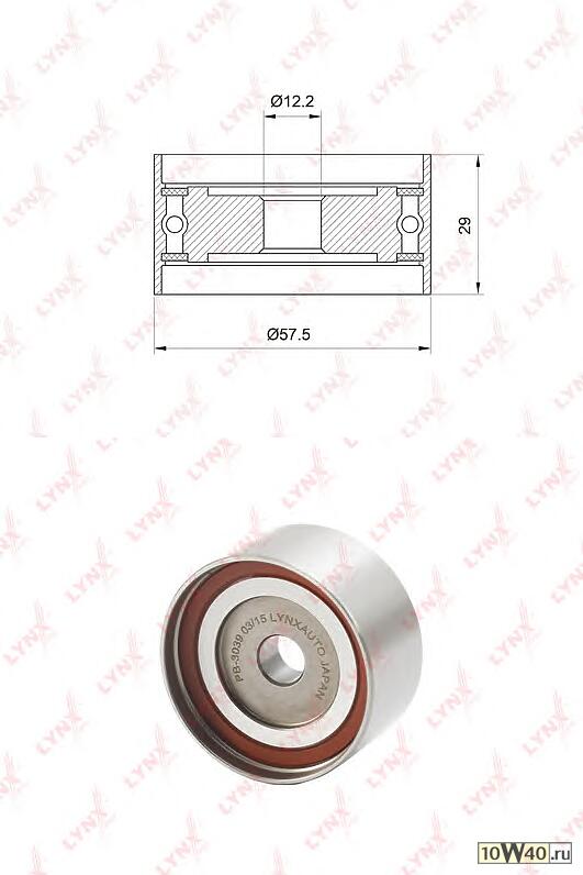 ролик направляющий / грм toyota avensis(t22) 2.0 97-00 / camry 2.0-2.2 86-01 / carina(t15-t19) 2.0 8