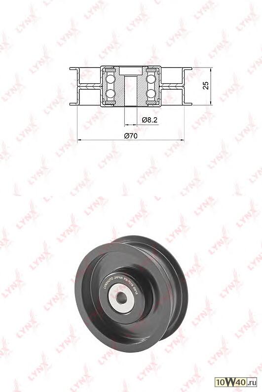 ролик направляющий / приводной mercedes-benz c280-350(w203 / w204) 05> / e230-500(w211 / w212) 05> / clk