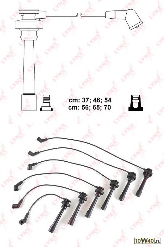 провода высоковольтные mitsubishi pajero 3.0-3.5 94-00 / pajero sport / montero 3.0-3.5 98>