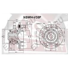 ASVA NSWH-V35F (40202AL500 / 40202AL510 / 40202AL56C) ступица передняя