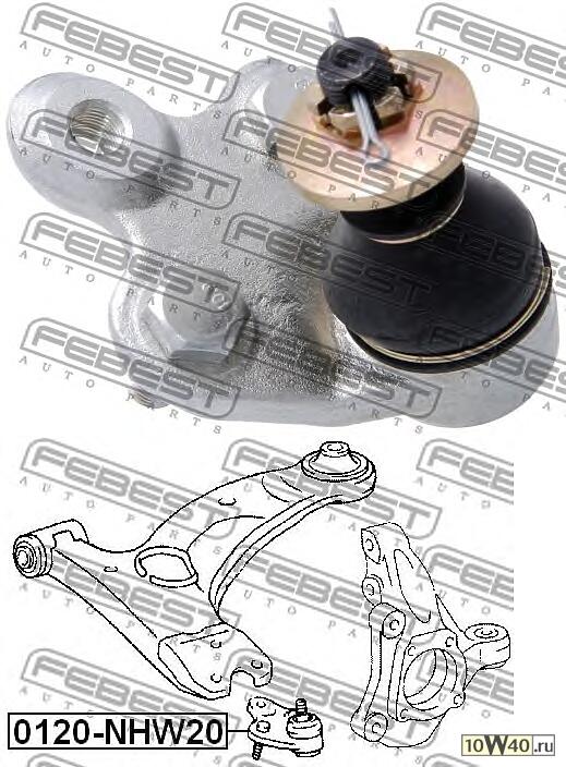 опора шаровая переднего нижнего рычага