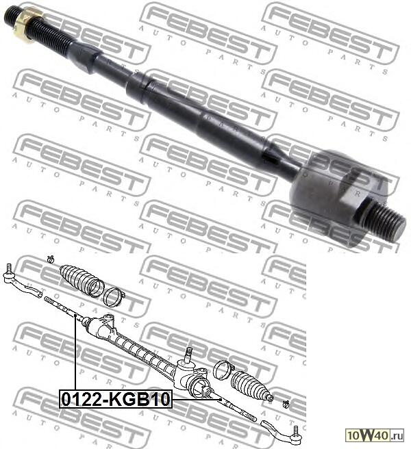 тяга рулевая toyota aygo kgb10 wnb10 2005.02-2014.05 [eu]
