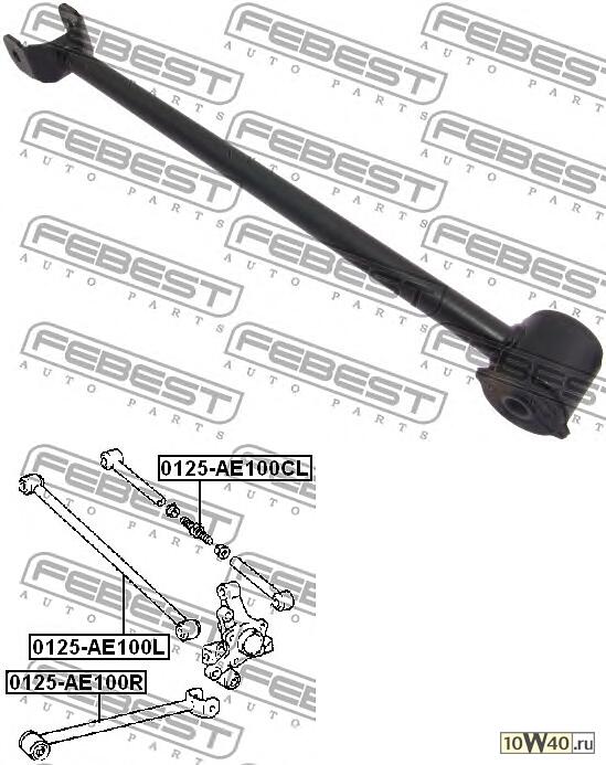 рычаг задней подвески продольный\ toyota corolla ee110 / ae110 95-01