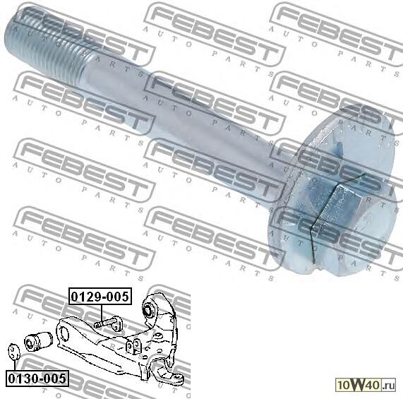 болт с эксцентриком (toyota t100 vck20 / vck21 1992-1998) febest