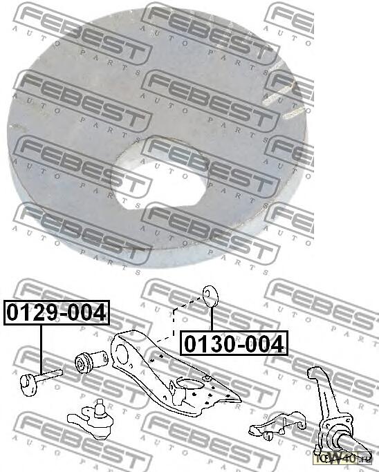эксцентрик (toyota lite / townace noah V cr5 / sr50 / kr52 4wd 1996-2007) febest