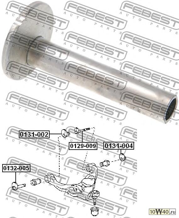 втулка с эксцентриком (toyota land cruiser prado 120 grj12 / kdj12 / rzj12 / trj12 / vzj12 2002-2009) f