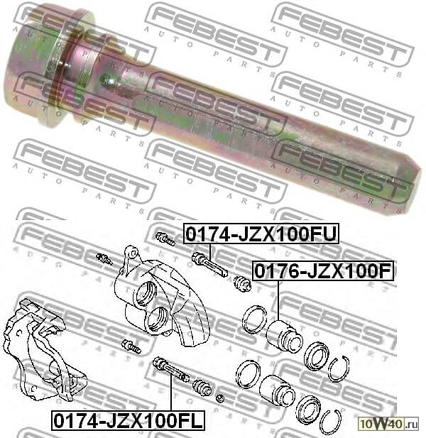Направляющая тормозного суппорта