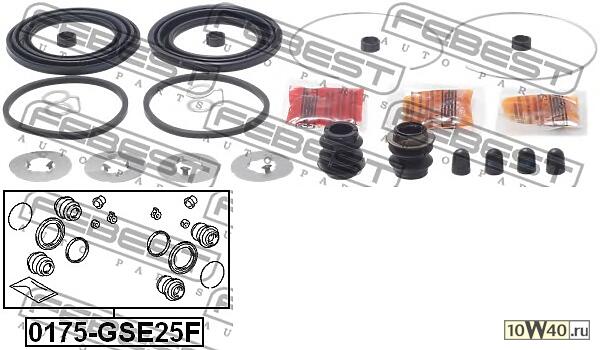 ремкомплект суппорта тормозного переднего toyota crown / crown majesta uzs17 / gs171 / jks175 / jzs17 1999