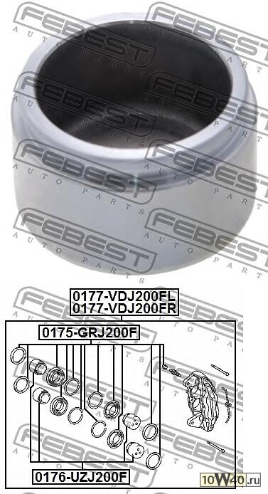 ПОРШЕНЬ СУППОРТА ПЕР TOY SEQUOIA/TUNDRA 07-
