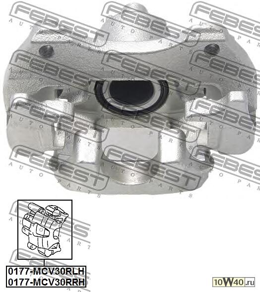 суппорт тормозной задний правый toyota camry acv3 / mcv3 2001-2006