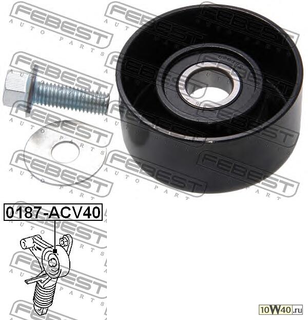 ролик натяжной ремня грм\ toyota rav 4 / avensis / corolla 1.4 / 1.6 / 2.0 / 2.4 vvt-i 00>