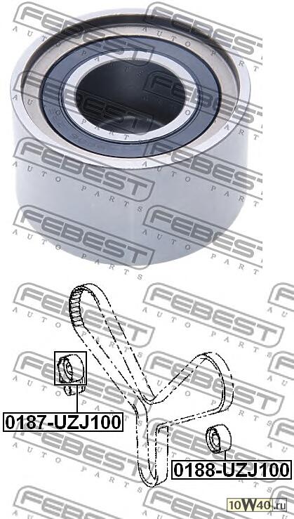 Ролик обводной TOYOTA LAND CRUISER 100 HDJ101/UZJ100 1998-2007
