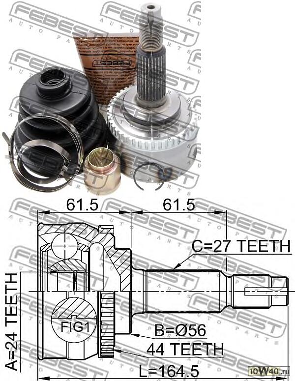 ШРУС NISSAN PRIMERA P12E 02-07 нар.