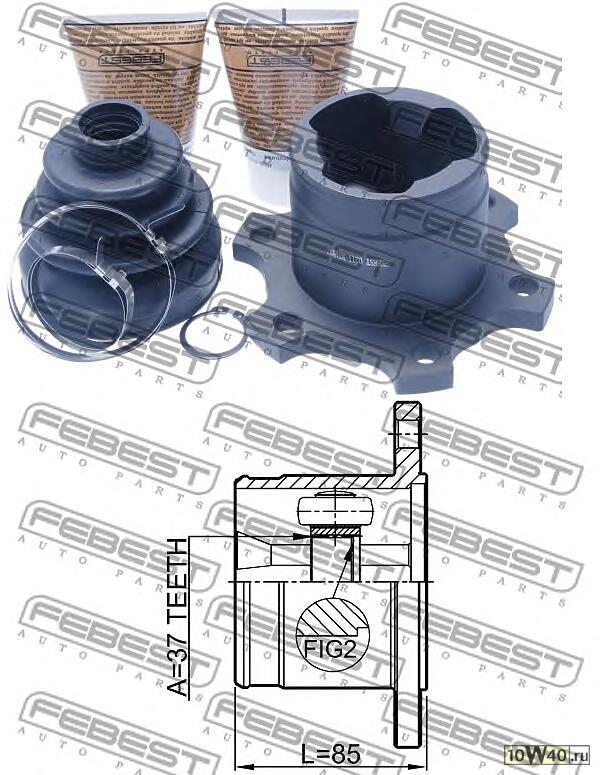 ШРУС внутр задний NISSAN PATHFINDER (R51) 0211-R51R37