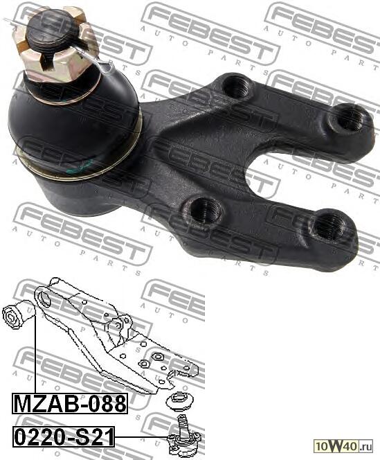 ОПОРА ШАРОВАЯ (MAZDA E2000/E2200 SK/SL 1999-)