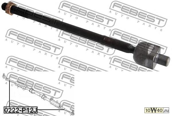 тяга рулевая\ nissan primera p12 all 02>