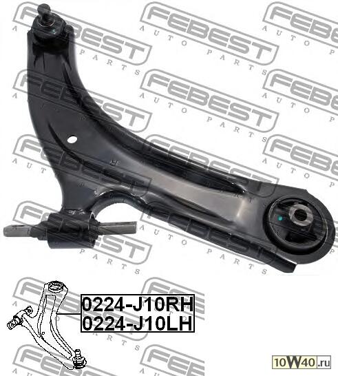 рычаг передний нижний правый\ nissan qashqai j10 07>