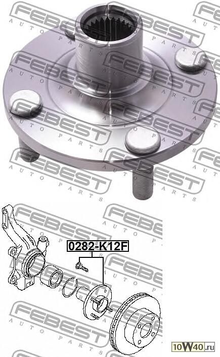 Ступица колеса переднего NISSAN MARCH K12 2002.02-2010.07 [JP]