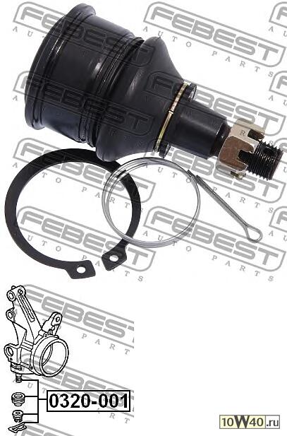 опора шаровая переднего поворотного кулака honda cr-v rd5 2002-2006 [eu]