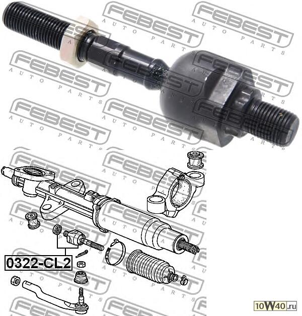 Тяга рулевая HONDA ACCORD CL# 2002-2008